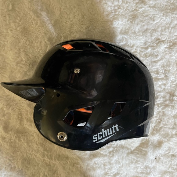 Schutt Black Baseball Helmet - Picture 1 of 4